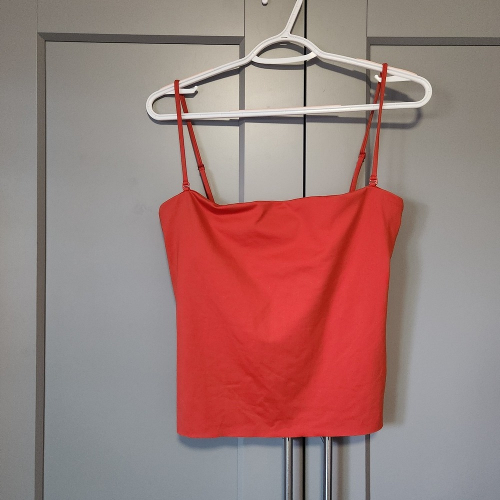 New Skims NWT Classic Swim Convertible Bandeau Top Terra M Medium Tankini